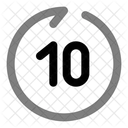 Rewind Seconds Forward Icon