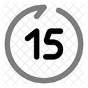 Rewind Seconds Forward Icon