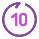 Rewind Seconds Forward Icon