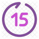 Rewind Seconds Forward Icon