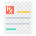 Rezept Medizin Diagramm Icon