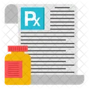 Rezept Arztbericht RX Symbol