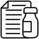 Patientenkarte Rezept RX Symbol