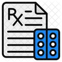 Rezept Patientenkarte RX Symbol