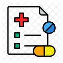 Rezept Arztbericht Medizin Symbol