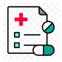 Rezept Arztbericht Medizin Symbol