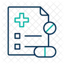 Rezept Arztbericht Medizin Symbol