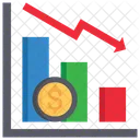 Rezession Geld Statistik Symbol