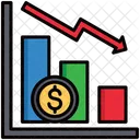 Rezession Geld Statistik Symbol