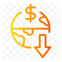 Rezession Global Geld Symbol