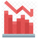 Rezession Grafik Diagramm Symbol