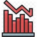 Rezession Grafik Diagramm Symbol