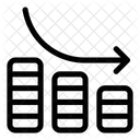 Rezessionsdiagramm Rezession Diagramm Symbol