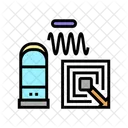 RFID Chip Technologie Technologie Karte Symbol