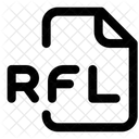 Rfl Datei Audiodatei Audioformat Symbol