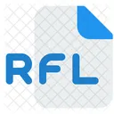 Rfl Datei Audiodatei Audioformat Symbol