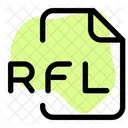 Rfl Datei Audiodatei Audioformat Symbol