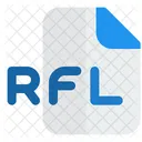 Rfl Datei Audiodatei Audioformat Symbol