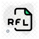 Rfl Datei Audiodatei Audioformat Symbol