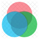Rgb Chromatic Color Scheme Icon