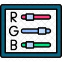 Rgb Cmyk Printing Icon