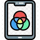 Rgb Tablet Thinking Icon