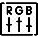 RGB 색상 모델 아이콘
