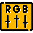 RGB 색상 모델 아이콘
