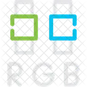 RGB 색상 모델 아이콘