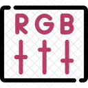 RGB 색상 모델 아이콘