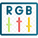 RGB 색상 모델 아이콘