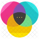RGB Cor Combinacao Ícone