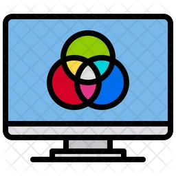 Rgb Monitor  Icon