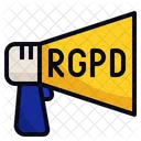 RGPD Announcement  Icon