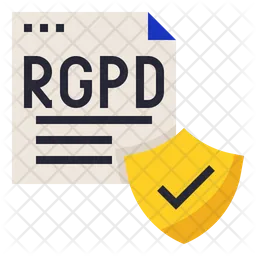 RGPD Data Protection  Icon