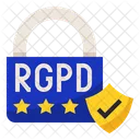 RGPD Data Security  Icon
