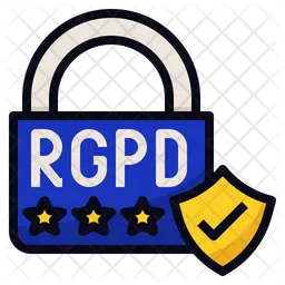 RGPD Data Security  Icon