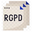 Rgpd Document Rules Icon