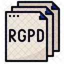 Rgpd Document Rules Icon