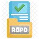 Rgpd Document  Icon