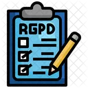 Lista de verificación del rgpd  Icono