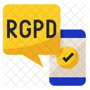 RGPD Mobile  Icon