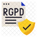 Rgpd Dados Protecao Ícone