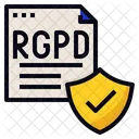 Rgpd Dados Protecao Ícone