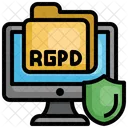 Protección de datos rgpd  Icono