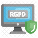 Regulación de privacidad rgpd  Icono