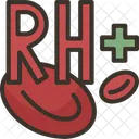 Rh Positive Blood Icon
