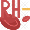 Rh Negative Blood Icon
