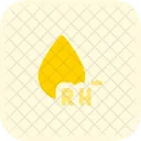 Rh menos grupo sanguíneo  Ícone