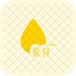Rh Minus Blood Group  Icon